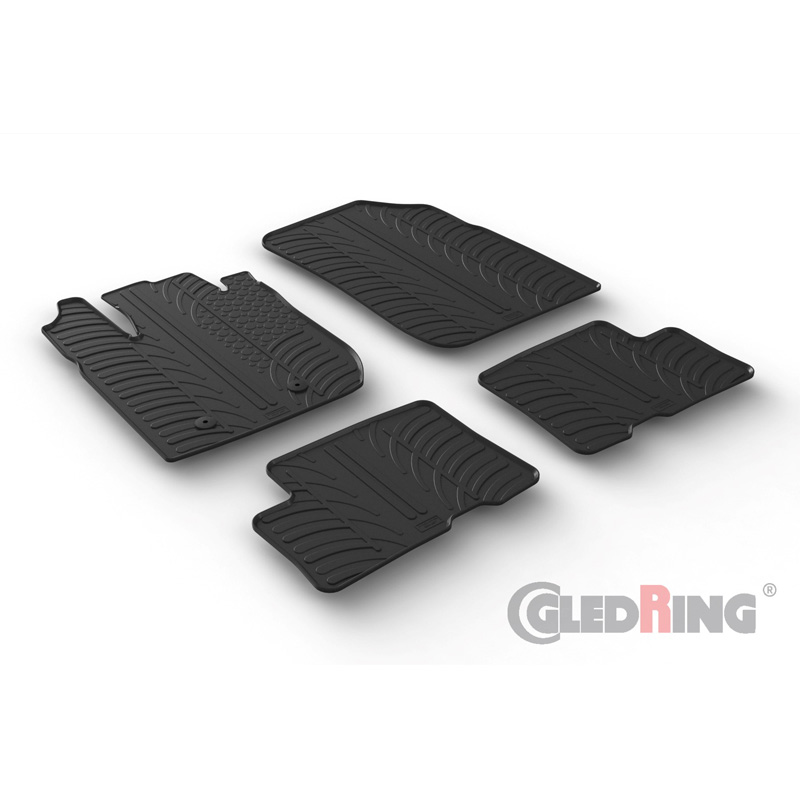 Image of Gledring Automatten Zwart Rubber Dacia Duster