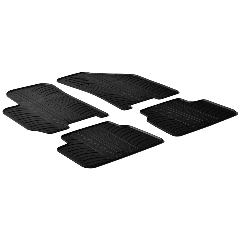 Image of Gledring Automatten Zwart Rubber Chevrolet Lacetti