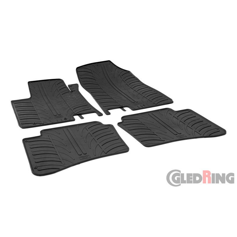 Image of Gledring Automatten Zwart Rubber Hyundai I20