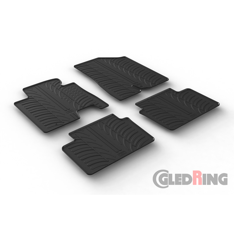 Image of Gledring Automatten Zwart Rubber Hyundai, Kia