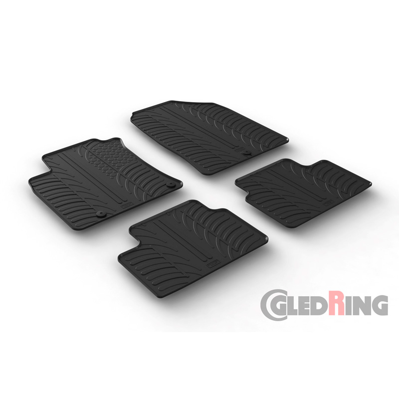 Image of Gledring Automatten Zwart Rubber Hyundai I30
