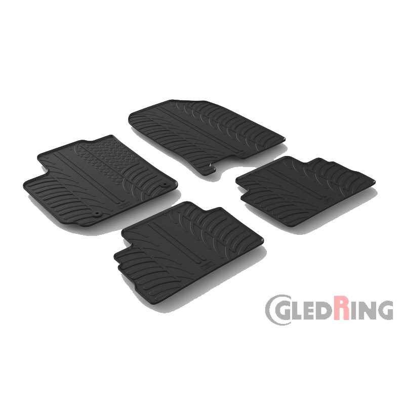 Image of Gledring Automatten Zwart Rubber Hyundai Kona