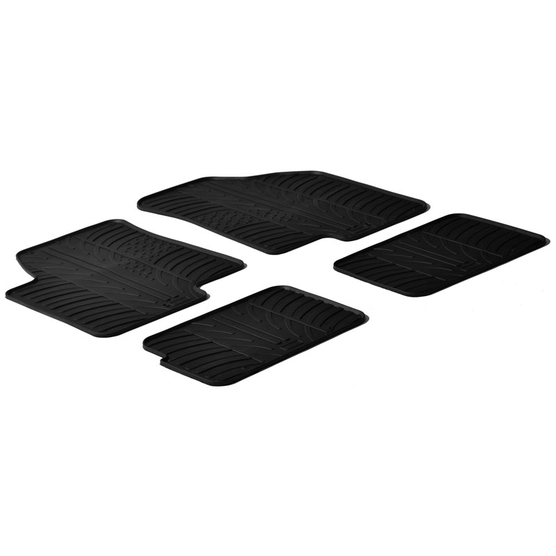 Image of Gledring Automatten Zwart Rubber Kia Soul