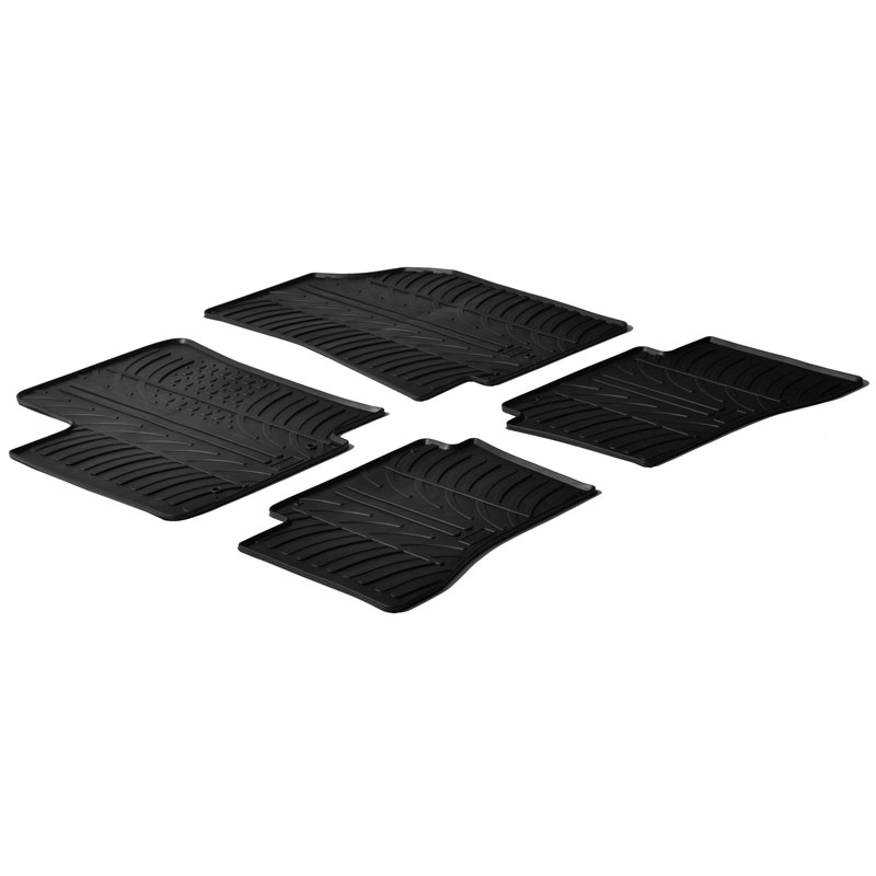 Image of Gledring Automatten Zwart Rubber Kia Rio