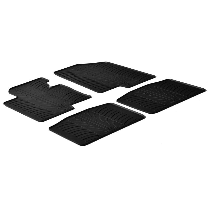 Image of Gledring Automatten Zwart Rubber Kia Optima