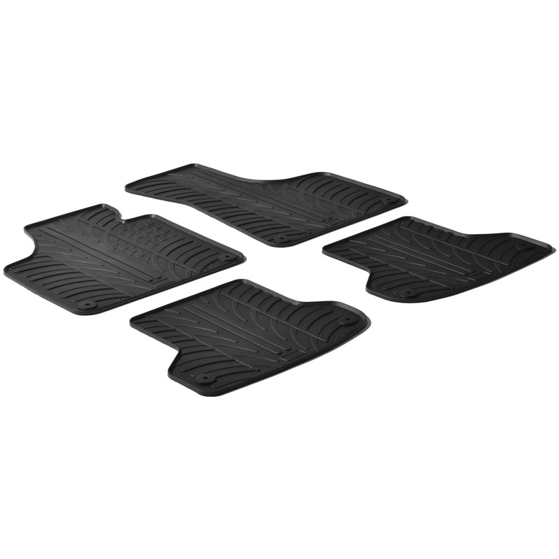 Image of Gledring Automatten Zwart Rubber Audi A3