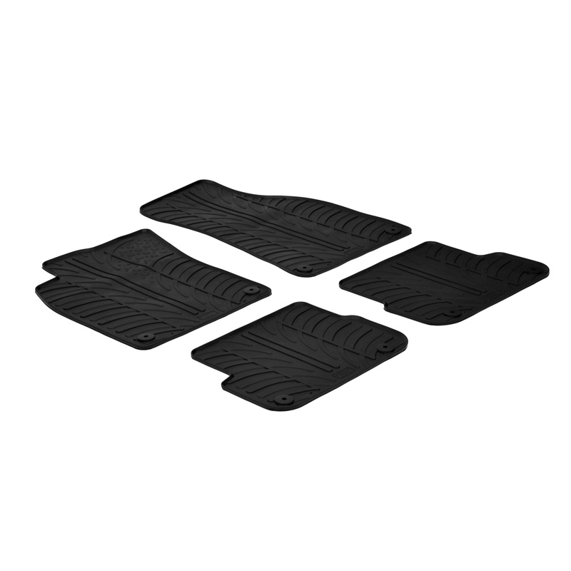Image of Gledring Automatten Zwart Rubber Audi A6