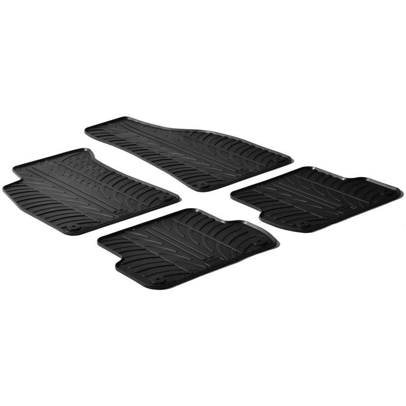 Image of Gledring Automatten Zwart Rubber Audi A4