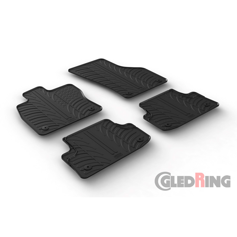 Image of Gledring Automatten Zwart Rubber Audi A3