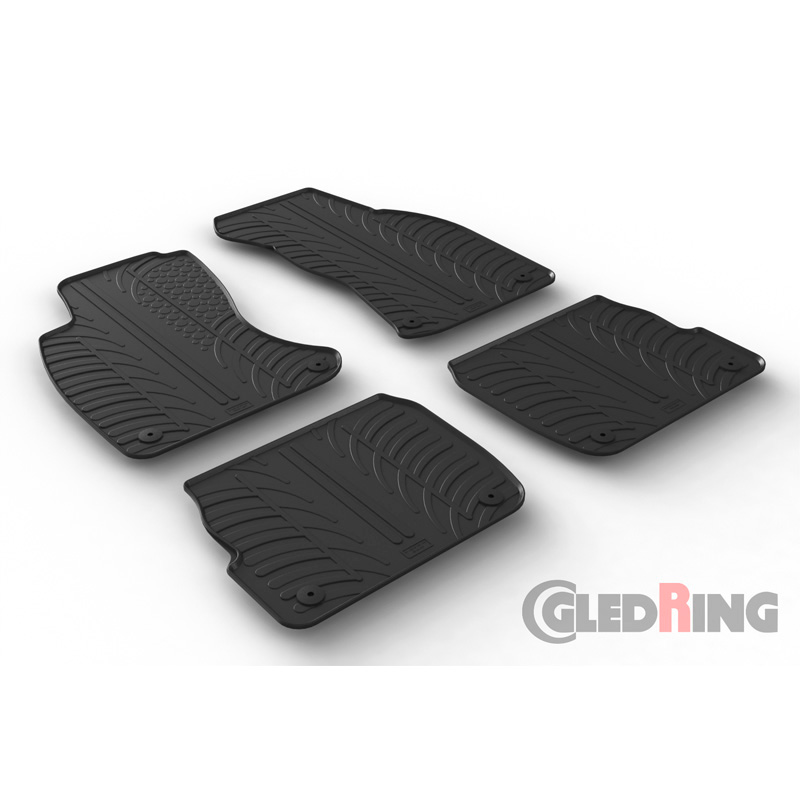 Image of Gledring Automatten Zwart Rubber Audi A6
