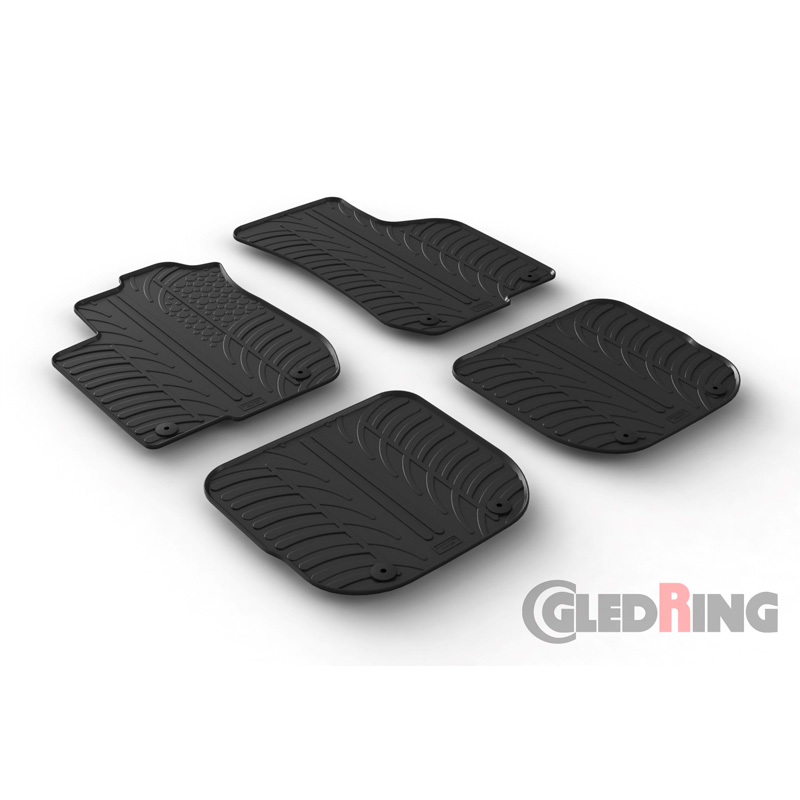 Image of Gledring Automatten Zwart Rubber Audi A3