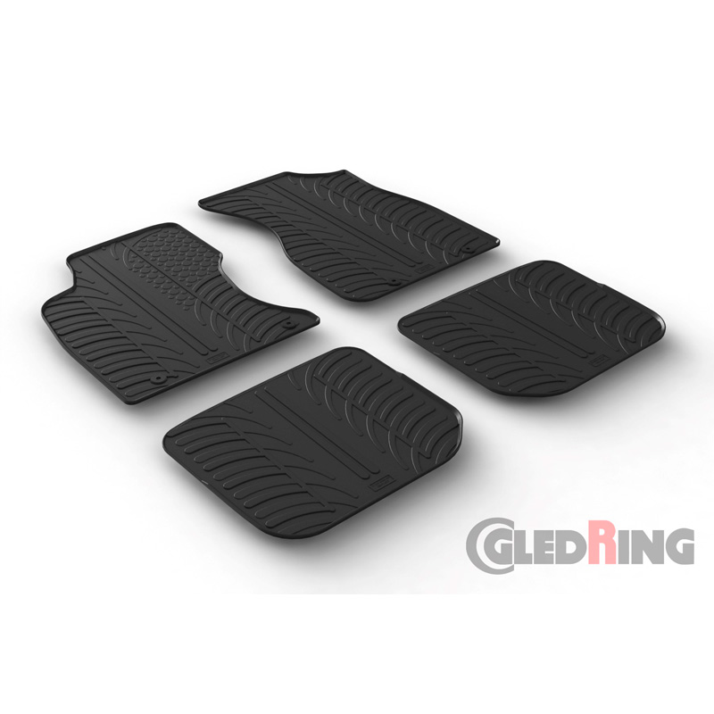 Image of Gledring Automatten Zwart Rubber Audi A4
