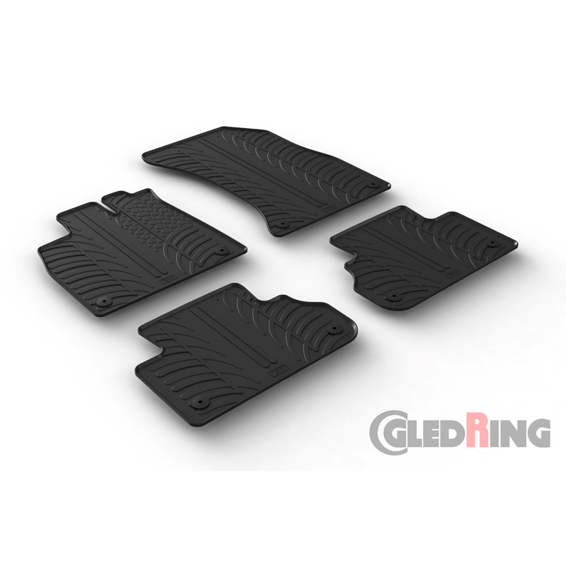 Image of Gledring Automatten Zwart Rubber Audi Q5