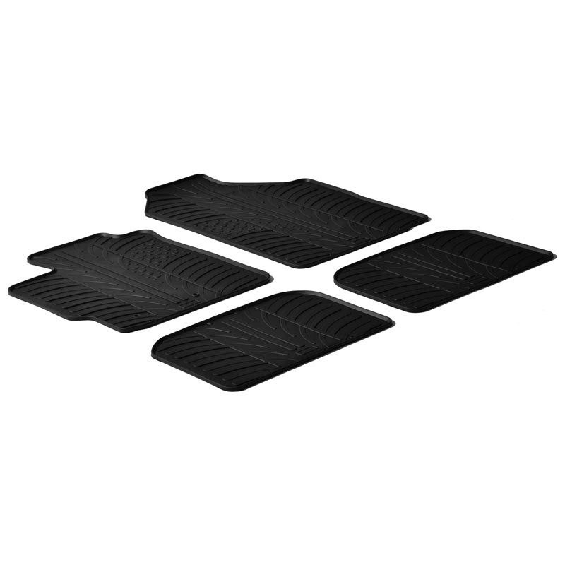 Image of Gledring Automatten Zwart Rubber Toyota Yaris