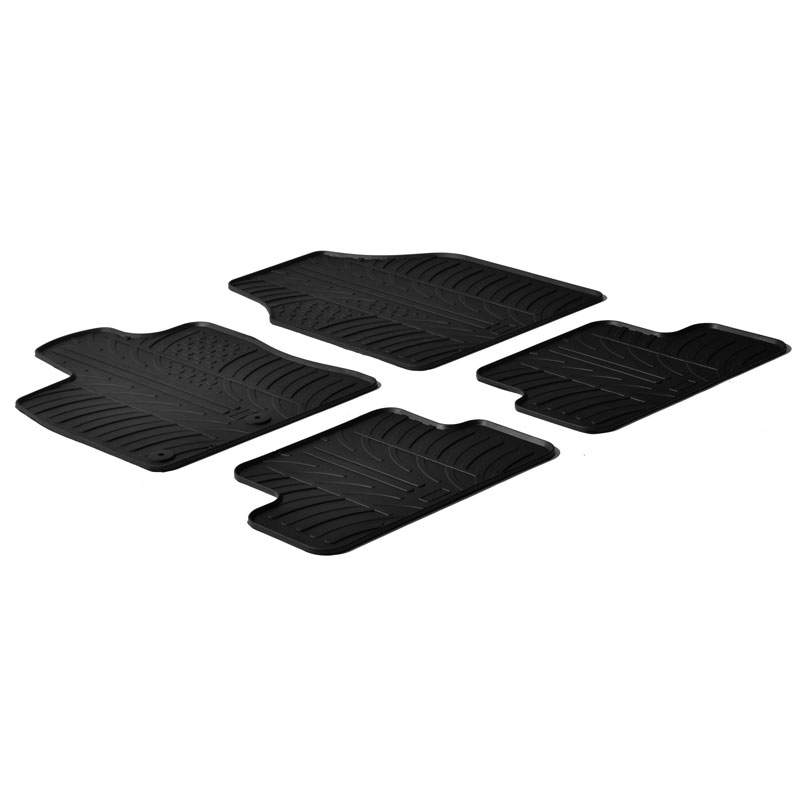 Image of Gledring Automatten Zwart Rubber Nissan Qashqai