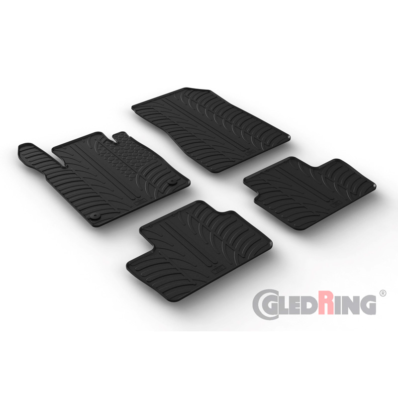 Image of Gledring Automatten Zwart Rubber Nissan Juke