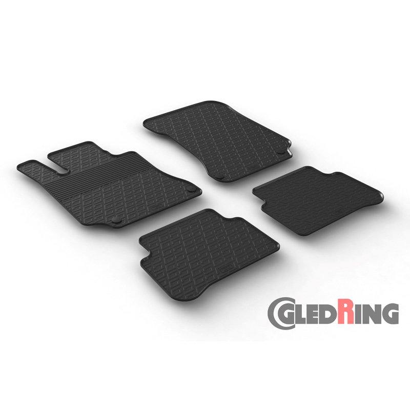 Image of Gledring Automatten Zwart Rubber Mercedes E-Class