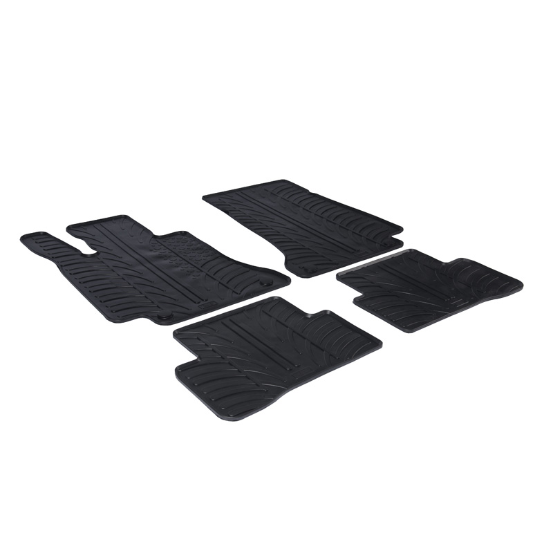 Image of Gledring Automatten Zwart Rubber Mercedes C-Class