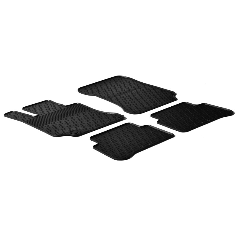 Image of Gledring Automatten Zwart Rubber Mercedes E-Class
