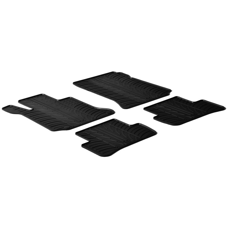 Image of Gledring Automatten Zwart Rubber Mercedes C-Class