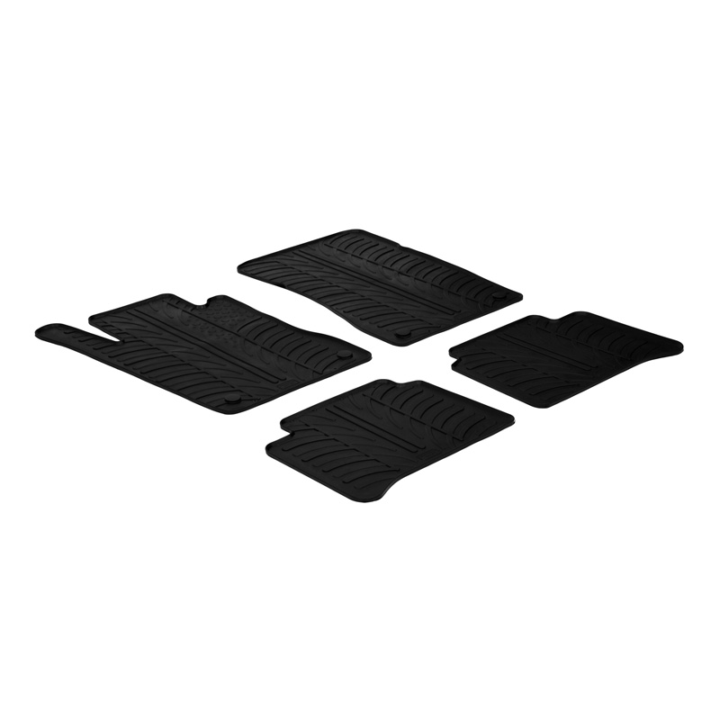 Image of Gledring Automatten Zwart Rubber Mercedes E-Class