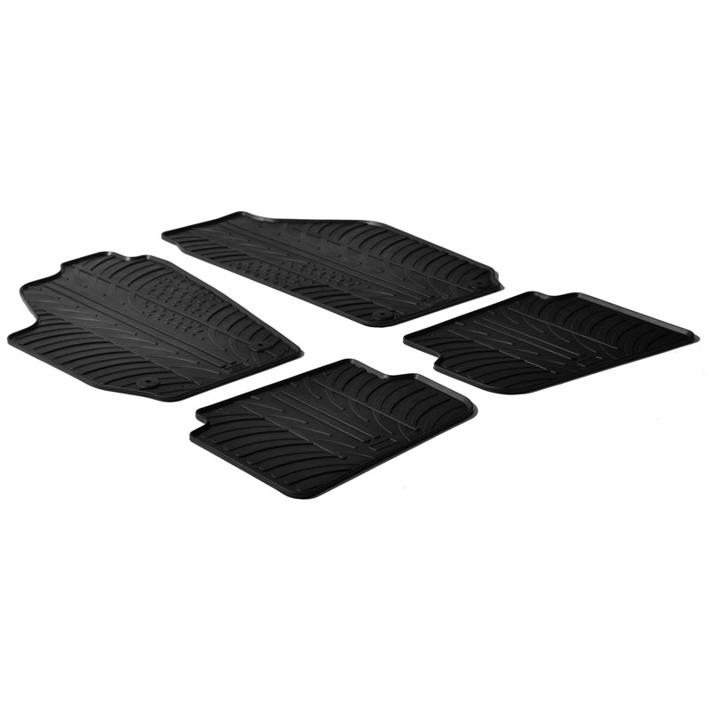 Image of Gledring Automatten Zwart Rubber Skoda Fabia