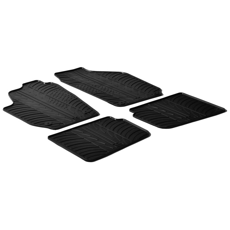 Image of Gledring Automatten Zwart Rubber Skoda Roomster