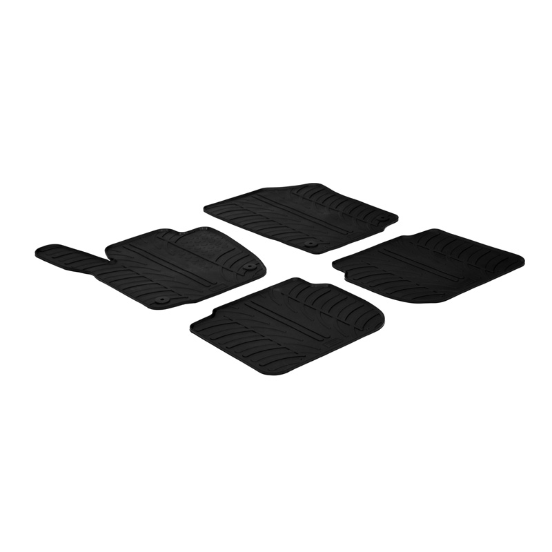 Image of Gledring Automatten Zwart Rubber Seat, Skoda