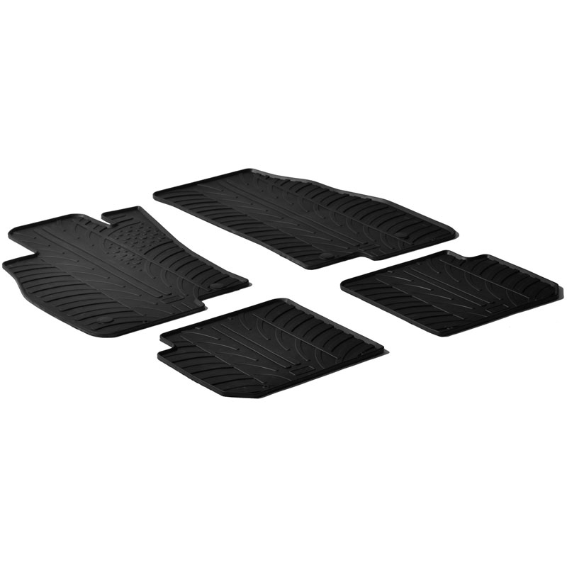 Image of Gledring Automatten Zwart Rubber Alfa MiTo