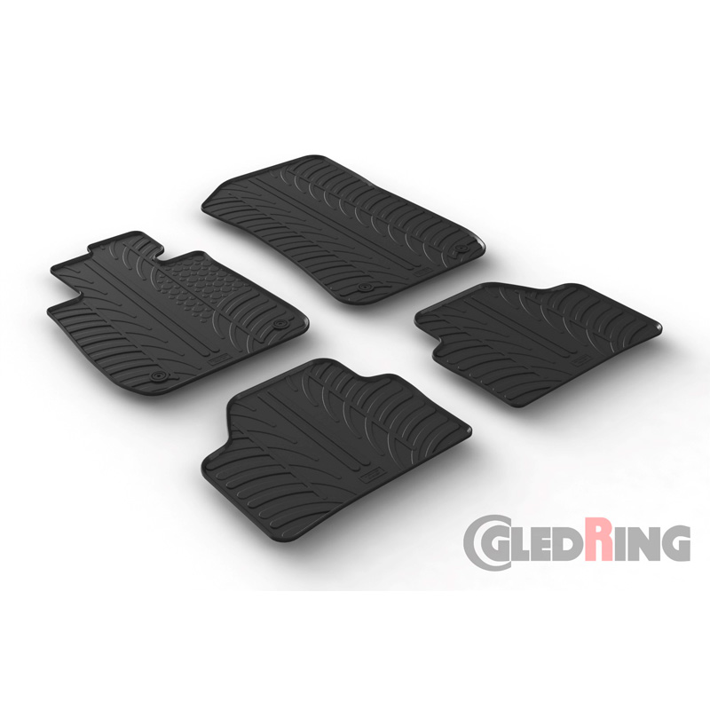 Image of Gledring Automatten Zwart Rubber BMW X1