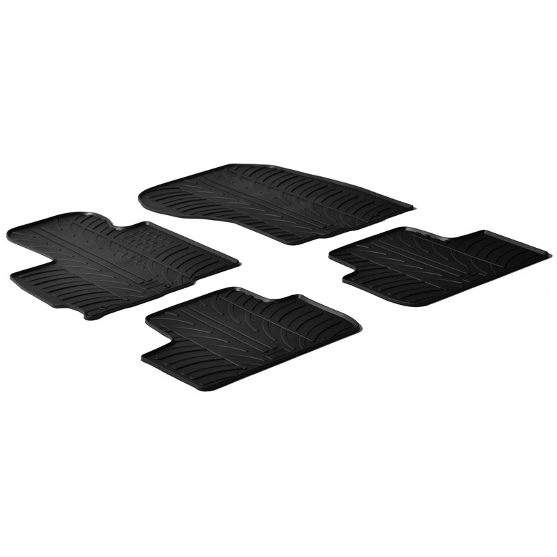 Image of Gledring Automatten Zwart Rubber Mitsubishi, Citroen