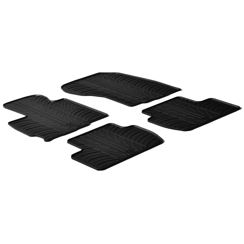 Image of Gledring Automatten Zwart Rubber Mitsubishi Outlander