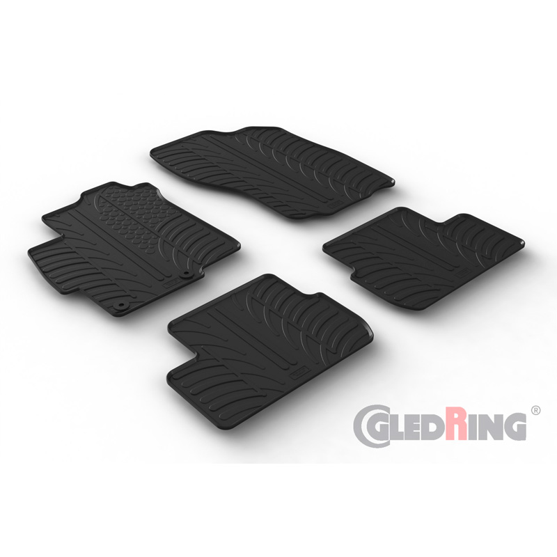 Image of Gledring Automatten Zwart Rubber Mitsubishi Lancer