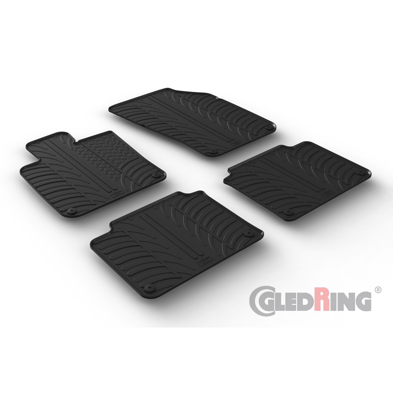 Image of Gledring Automatten Zwart Rubber Volvo S90, V90