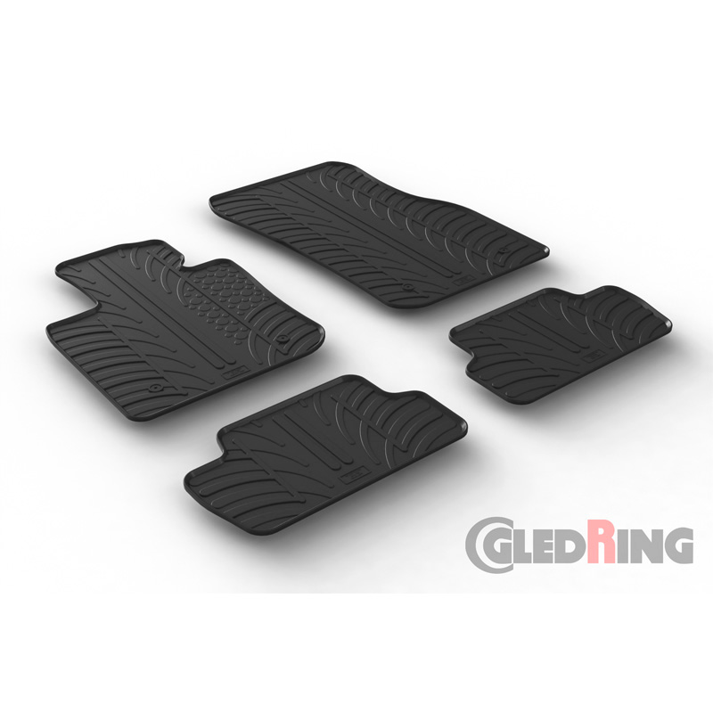 Image of Gledring Automatten Zwart Rubber Mini Cooper F56