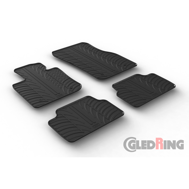 Image of Gledring Automatten Zwart Rubber Mini Cooper F55