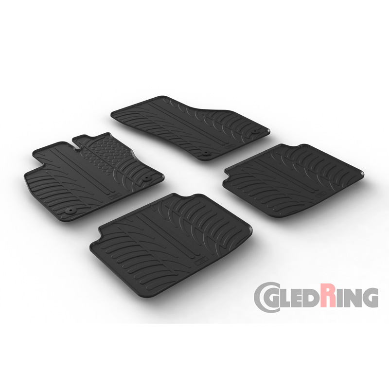 Image of Gledring Automatten Zwart Rubber Skoda Superb