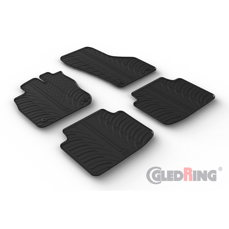 Image of Gledring Automatten Zwart Rubber Skoda Superb