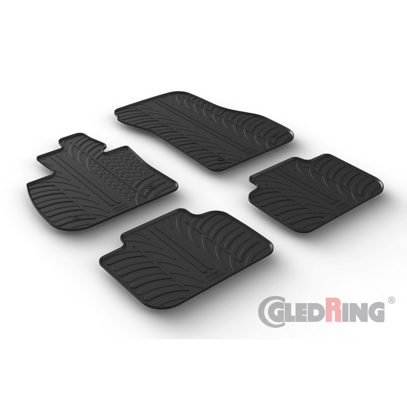 Image of Gledring Automatten Zwart Rubber BMW X2