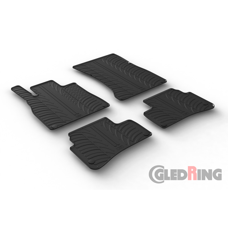 Image of Gledring Automatten Zwart Rubber Mercedes S-Class