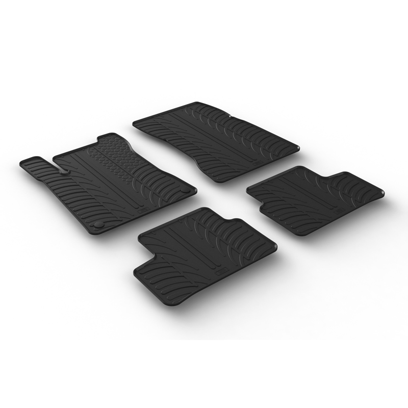 Image of Gledring Automatten Zwart Rubber Mercedes A-Class