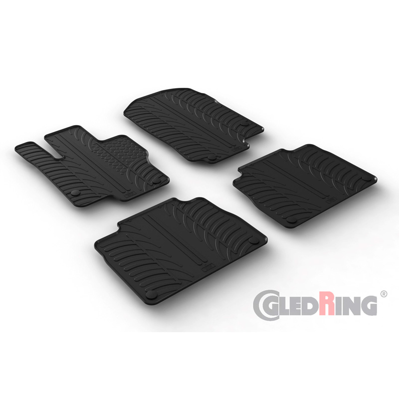 Image of Gledring Automatten Zwart Rubber Mercedes GLE