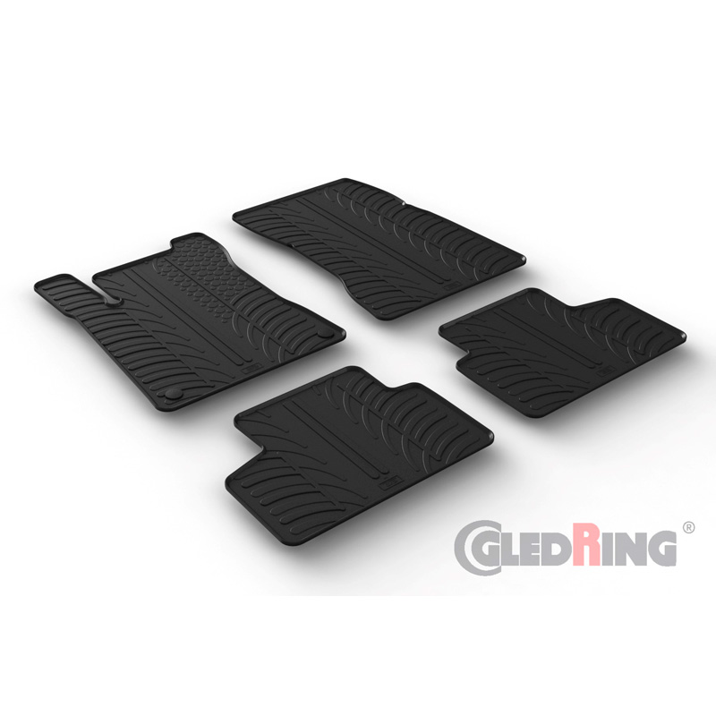 Image of Gledring Automatten Zwart Rubber Mercedes GLB