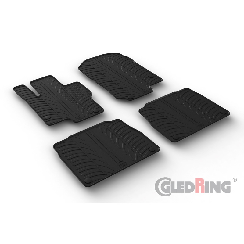 Image of Gledring Automatten Zwart Rubber Mercedes GLS