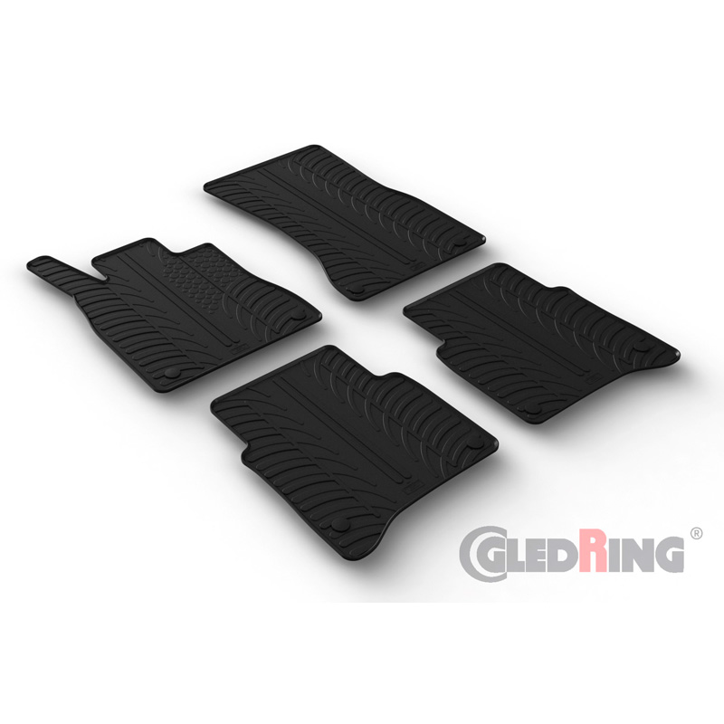 Image of Gledring Automatten Zwart Rubber Mercedes S-Class