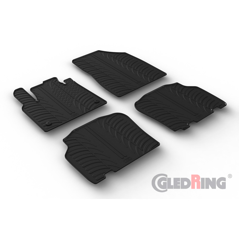 Image of Gledring Automatten Zwart Rubber Mercedes Citan