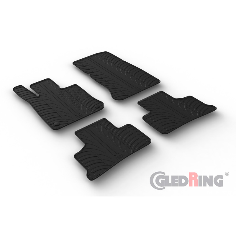 Image of Gledring Automatten Zwart Rubber Mercedes GLC