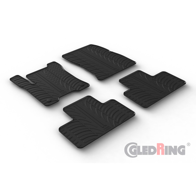Image of Gledring Automatten Zwart Rubber Mercedes EQB