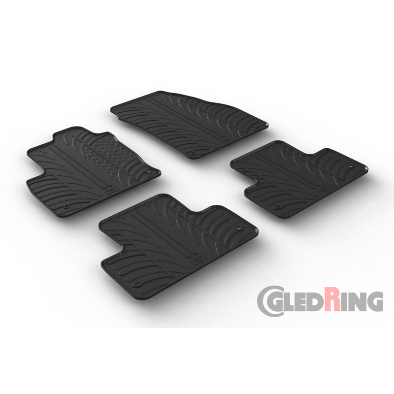 Image of Gledring Automatten Zwart Rubber Range Rover Evoque