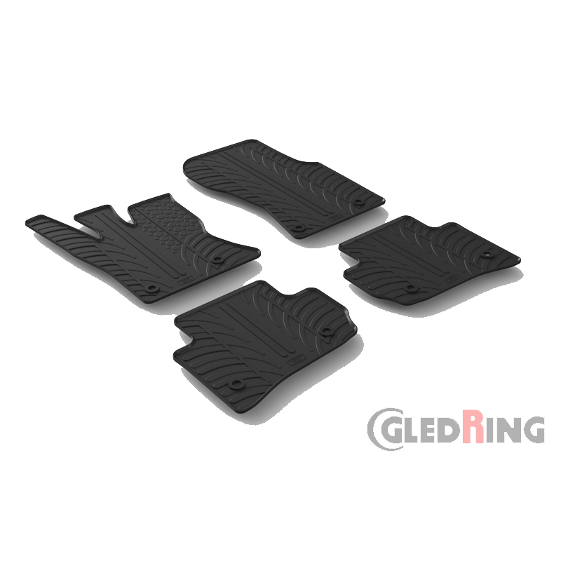 Image of Gledring Automatten Zwart Rubber Range Rover Velar